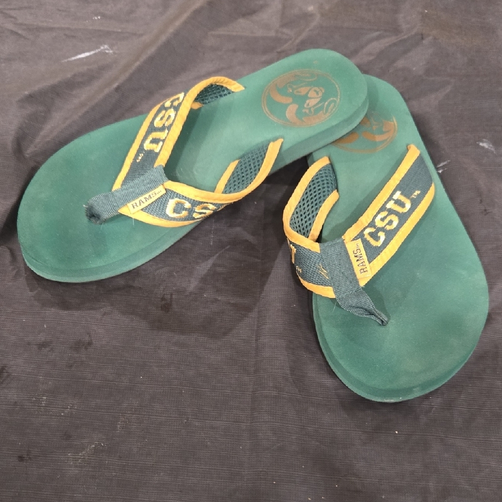 Green and Gold Women's Sandals